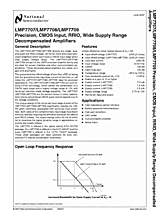 DataSheet LMP7709 pdf